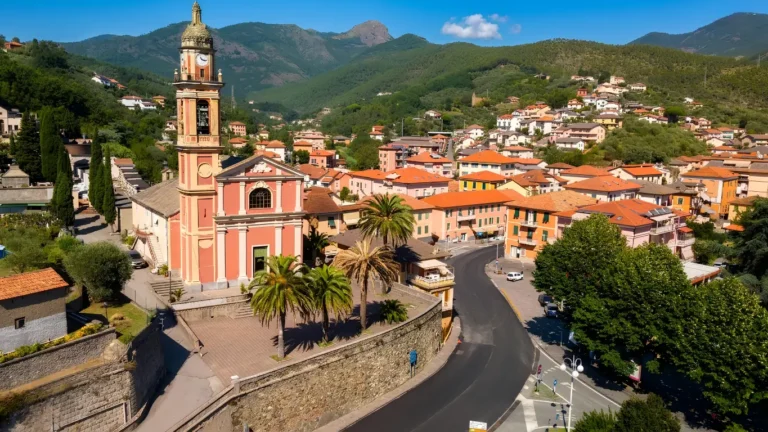 Casarza Ligure foto panoramica del centro